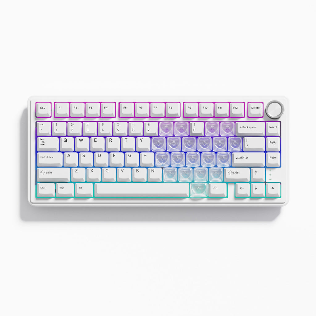 XVX M75 Lumina 75% Tri-Mode RGB Mechanical Keyboard with Knob