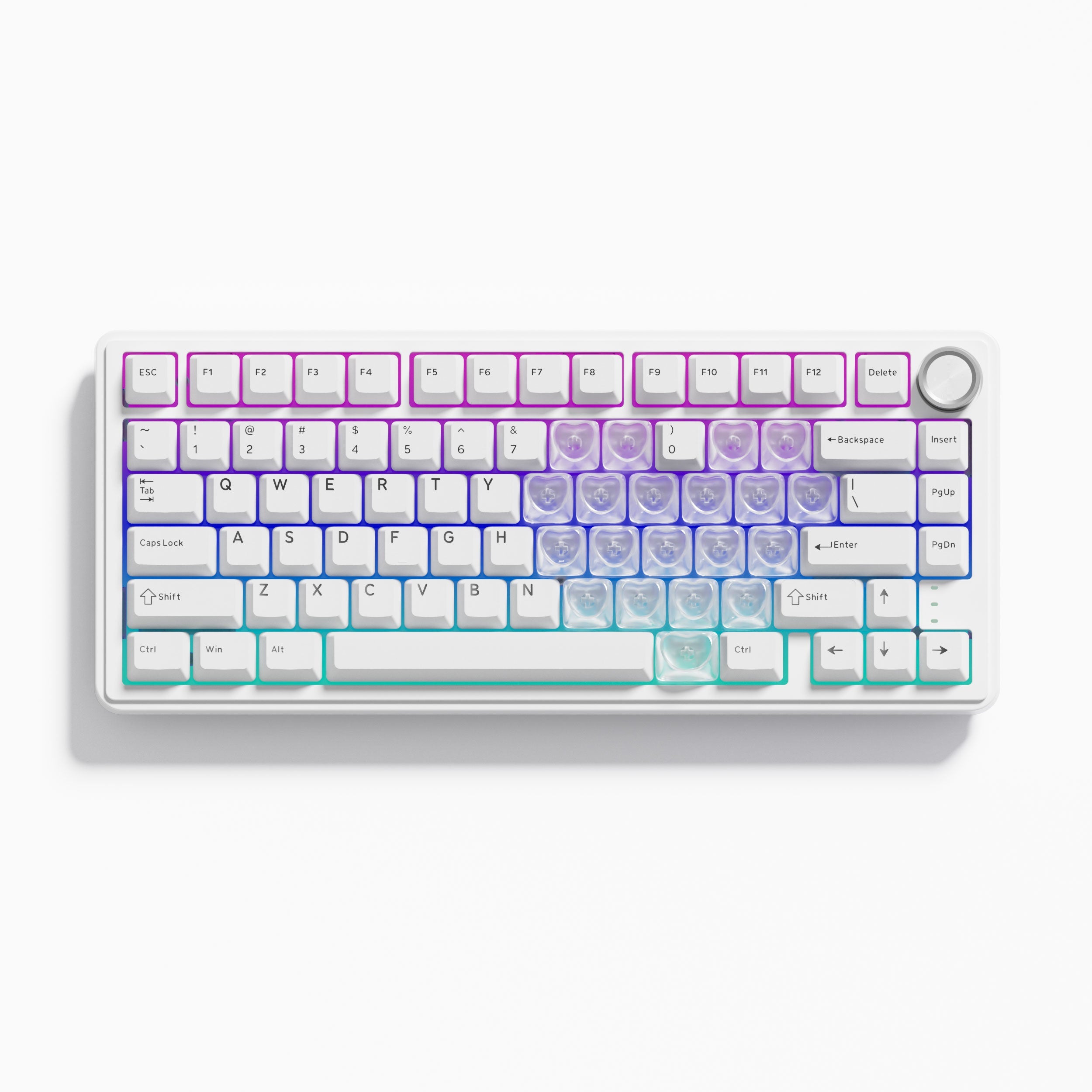 XVX M75 Lumina 75% Tri-Mode RGB Mechanical Keyboard with Knob