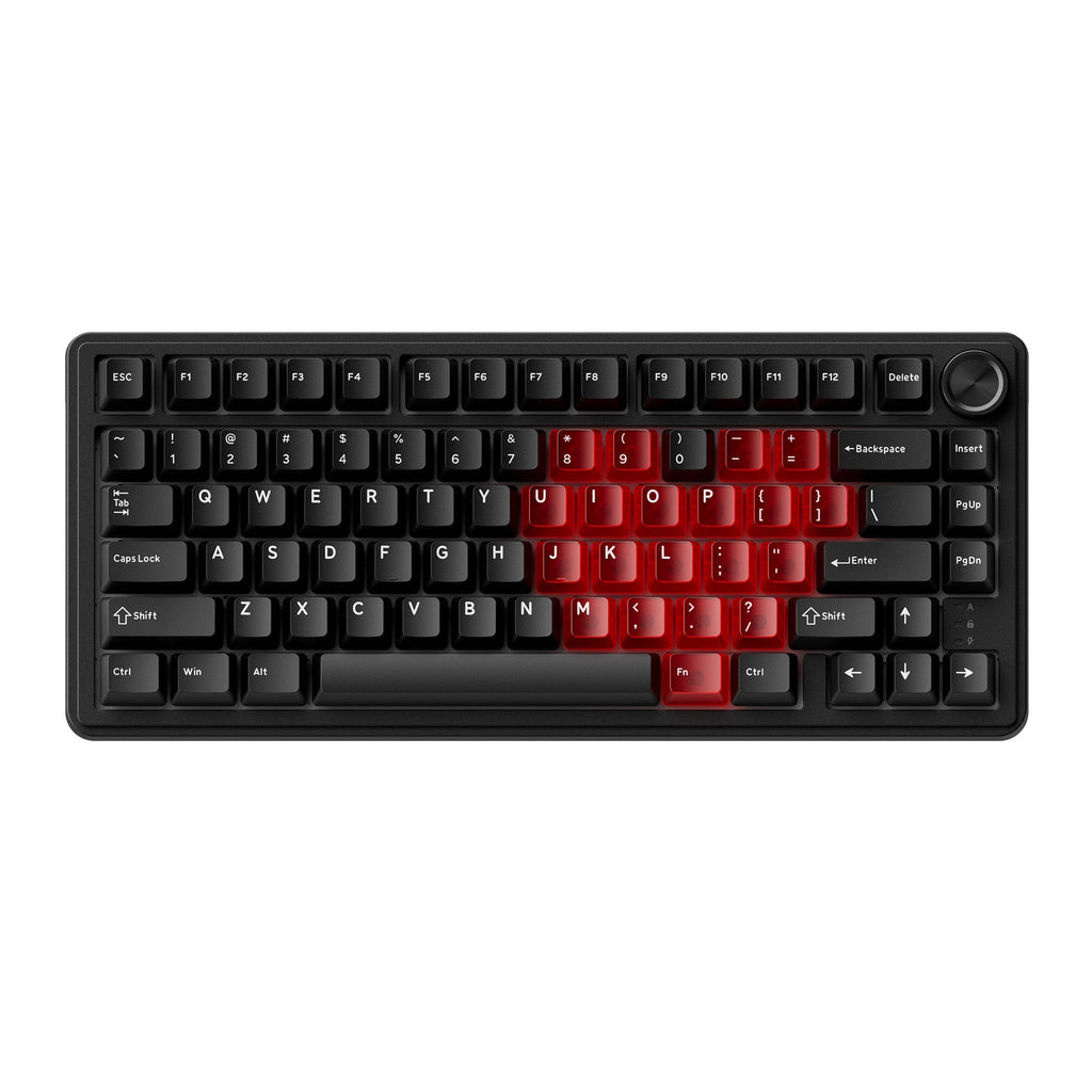XVX M75 Lumina 75% Tri-Mode RGB Mechanical Keyboard with Knob